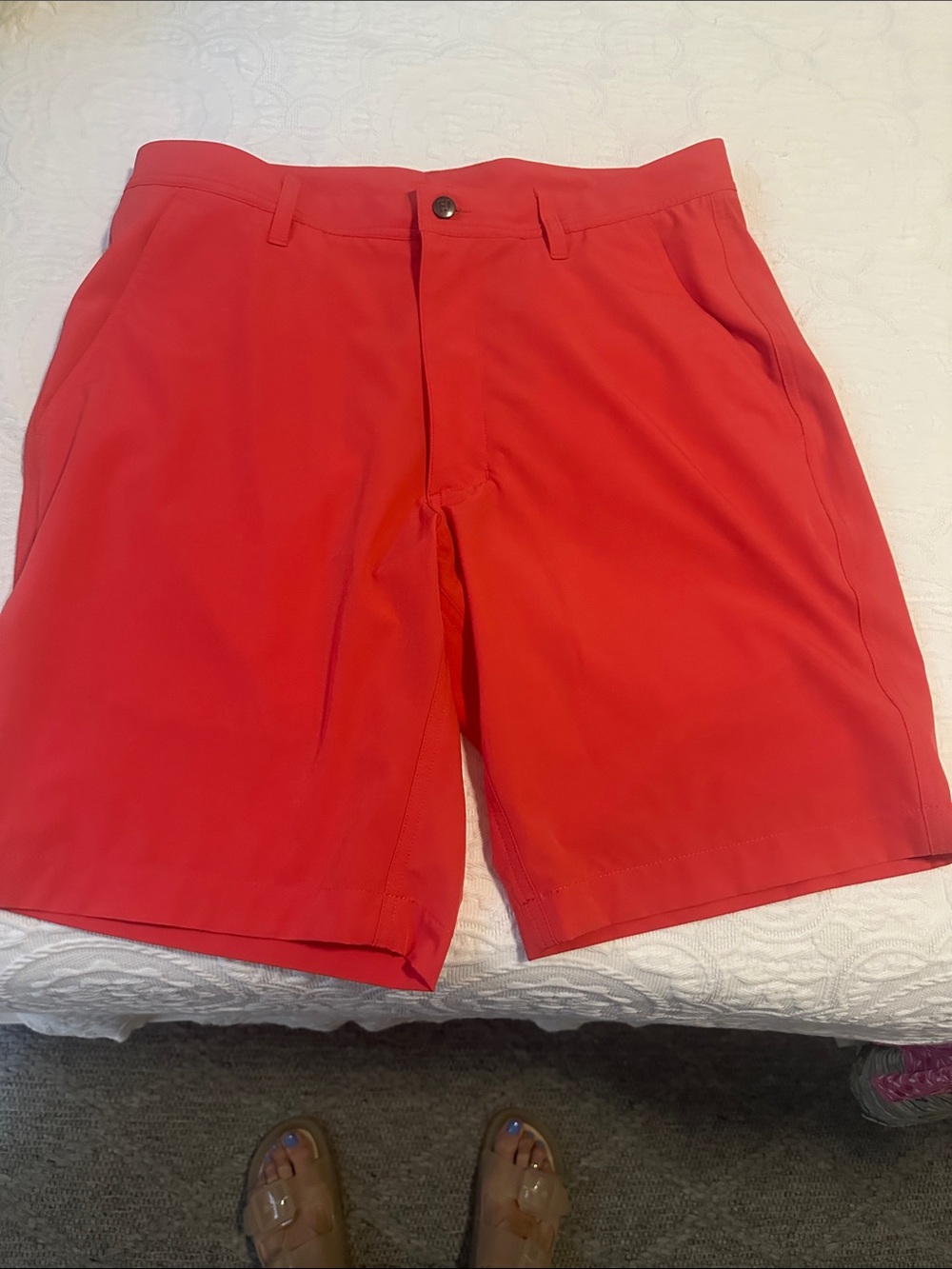 FootJoy Men's Red Athletic Golf Shorts